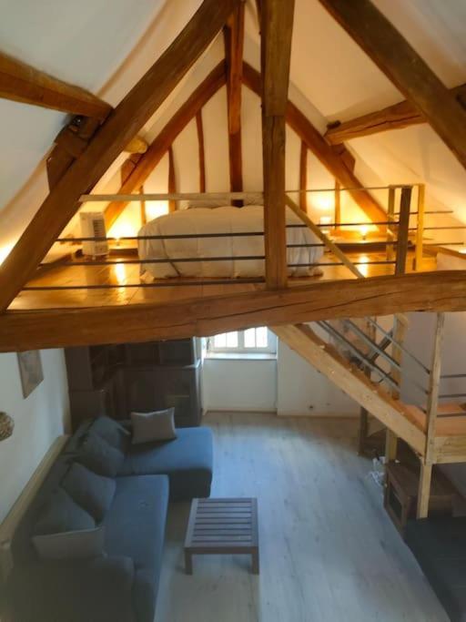 Le Ptit Loft Villa Brechamps Exteriör bild